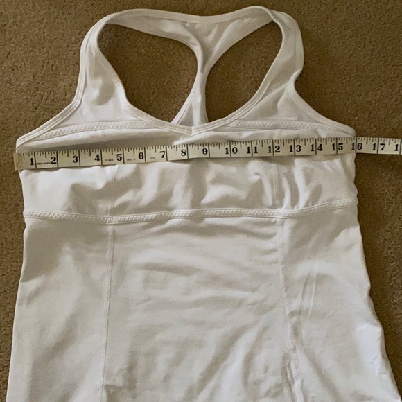 White Lululemon tank top - Picture 3 of 6